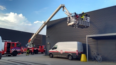 Elektrolas oefent samen met de Brandweer 