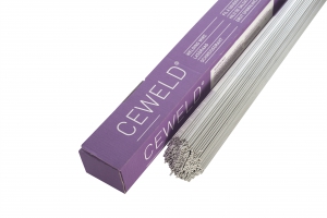 AlMg4,5Mn 4,0x1000mm Tig prijs per kilo, verpakt per 5 kilo.