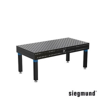 Lastafel 2400x1200 gehard Oppervlakte gehard en beschermd tegen lasspetters. Inclusief schaalverdeling, diagonaalraster, 4 poten en Set 2.