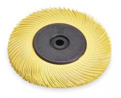 3M Bristle 150mm  K80 Geel Scotch-Brite medium met curve haren.