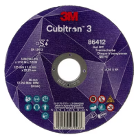3M™ Cubitron™ III doorslijpschijf, 36+, T42, 125 mm x 3 mm x 22,23 mm