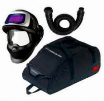 3M Speedglas 9100FX V Lashelm Air incl. Cassette met Lasfilter V, ademslang QRS en opbergtas incl. side windows sn cassette :