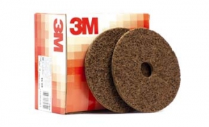 3M Scotch-Brite Surface Conditioning Schijf SC, DH, bruin,  125 mm x 22 mm,  A coarse