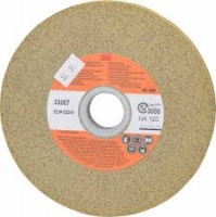 Scotch-Brite gegoten Ontbraamwiel XR-WM, beige,  150 mm x 12 mm x 25 mm, HA 240