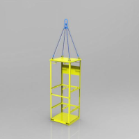 Hijsframe voor gasflesopslag 4x50 liter