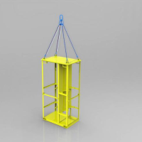 Hijsframe voor gasflesopslag 6x50 liter