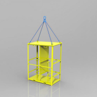 Hijsframe voor gasflesopslag 12x50 liter