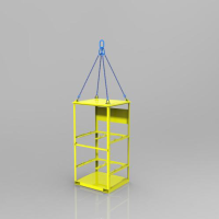 Hijsframe voor gasflesopslag 4x33 KG