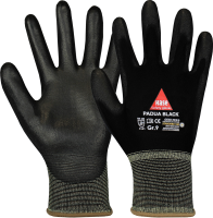 Hase Werkhandschoen Padua zwart maat XXL (10), nylon/PU