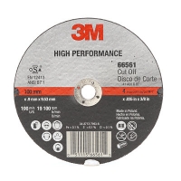 3M High Performance Doorslijpschijf T41,  100 mm x 1 mm x 16 mm, staal