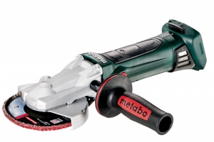 Metabo Accu platkop slijper 18 Volt WF 18 LTX 125 body In MetaLoc, zonder accu-packs en lader